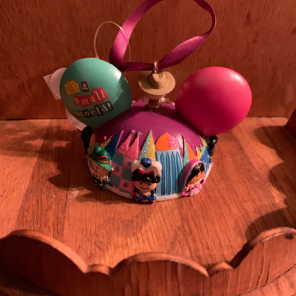 Disney Parks It’s a Small World Ears Hat Ornament - Picture 6 of 8